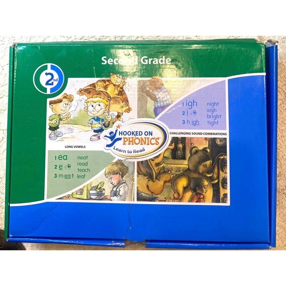 Hooked On Phonics Learn To Read Second Grade Complete Set Home School - Picture 1 of 9